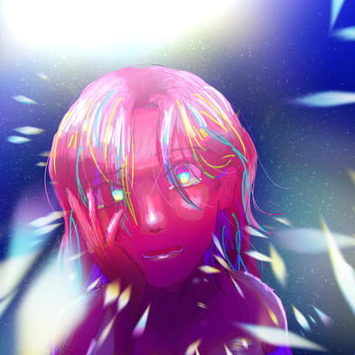 Art made listening to ぐるぐるつづく by NMKK